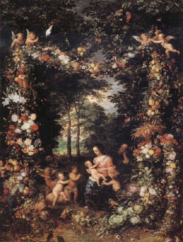 Jan Brueghel The Elder The Holy Family china oil painting image